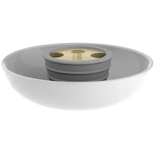 Andy Cartwright Topsy-Turvy Snack Set Grey Bowl